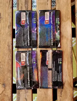 Pokemon TCG Sun & Moon Hidden Fates EMPTY Booster Pack Sealed Artwork NO CARDS - Image 2