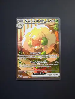 Whimsicott ex 165/086 Pokemon White Flare Special Illustration Rare NM 2025 - Image 1