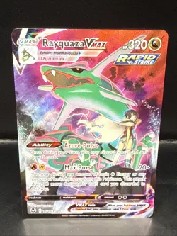 Pokemon Rayquaza VMAX (Trainer Gallery) Ultra Rare Silver Tempest TG20/TG30 - Image 2