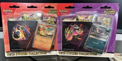 2X Pokemon Ascended Heroes Tech Sticker Collection Set GASTLY & CHARMANDER - Image 1