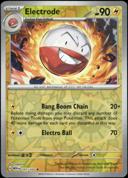 Electrode Reverse Holo NM 101/165 Scarlet & Violet 151 Pokemon Card - Image 1