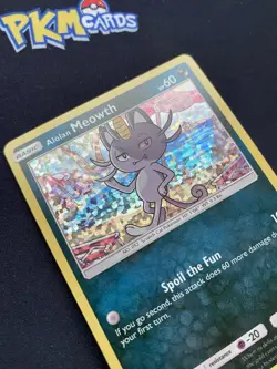 Pokemon TCG Alolan Meowth McDonalds 2019 10/12 Holo LP. - Image 3