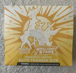 Brilliant Stars Pokemon Center ETB Pokemon TCG Sword & Shield Elite Trainer Box - Image 1