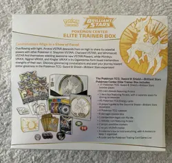 Brilliant Stars Pokemon Center ETB Pokemon TCG Sword & Shield Elite Trainer Box - Image 2