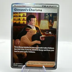 Pokemon TCG Giovanni's Charisma 204/165 Scarlet & Violet 151 Holo NM - Image 2