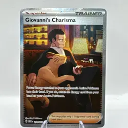 Pokemon TCG Giovanni's Charisma 204/165 Scarlet & Violet 151 Holo NM - Image 3