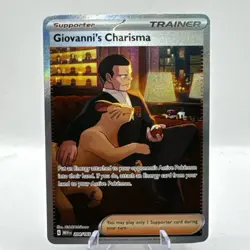 Pokemon TCG Giovanni's Charisma 204/165 Scarlet & Violet 151 Holo NM - Image 4