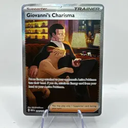 Pokemon TCG Giovanni's Charisma 204/165 Scarlet & Violet 151 Holo NM - Image 5