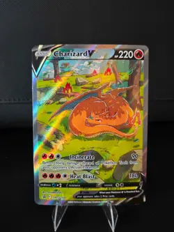 2022 POKEMON SWORD & SHIELD BLACK STAR PROMO CHARIZARD V #SWSH260 MINT - Image 1