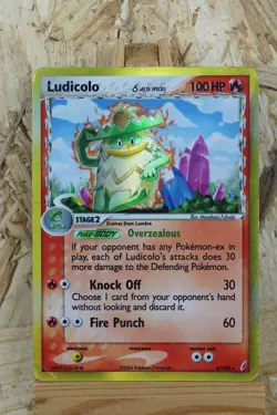 Pokemon TCG Ludicolo (Delta Species) EX Crystal Guardians 6/100 Holo Holo Rare - Image 1