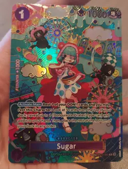 Sugar SP OP14 ENGLISH OP10-065 THE AZURE SEA’S SEVEN SEA’S NM ONE PIECE CARD - Image 1