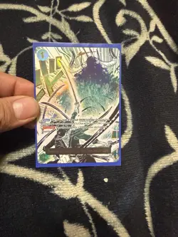 Demon Aura Nine Sword Style Asura Blades Drawn Dead Man's Game Alt Art OP12-037 - Image 3