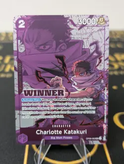 One Piece Card Game - Charlotte Katakuri (OP08-062) English Winner Card - Image 1