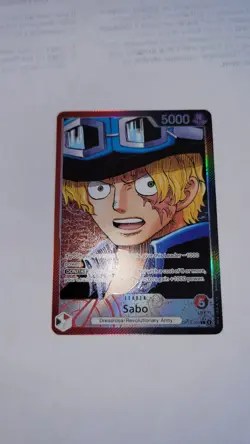 One Piece TGC, Sabo Alt Art Leader OP13-004 English Carrying On His Will - Image 2