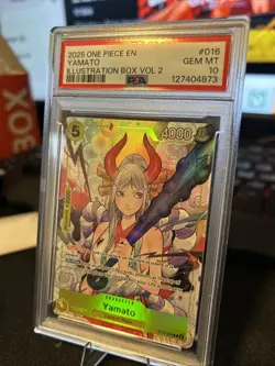 Yamato Illustration Box Vol 2 One Piece Promos 016 NM PSA 10 - Image 1