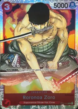 • Zoro • ST01-013 SR Starter Deck 1 Straw Hat Crew Holo Foil One Piece TCG NM - Image 1
