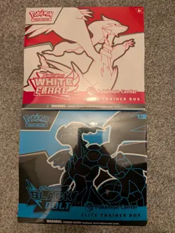 Pokemon TCG: Black Bolt and White Flare Pokemon Center ETB - Factory Sealed - Image 1
