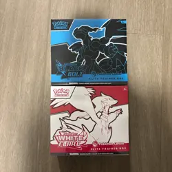 Pokemon TCG: Black Bolt and White Flare Pokemon Center ETB Factory Sealed ✅ - Image 1
