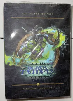 World Of Warcraft tcg booster box Brand New sealed Black Temple Raid Deck Box - Image 1