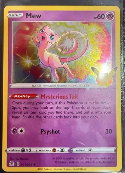 Mew 11/25 - Celebrations Holo - Near Mint - Pokemon TCG 2021 - Image 1