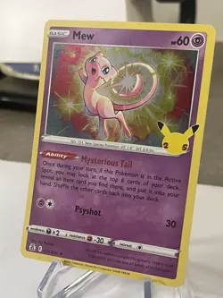 #T4 Mew 11/25 - Celebrations Holo - Near Mint - Pokemon TCG 2021 - Image 4