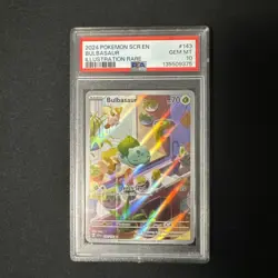 PSA 10 GEM MINT Bulbasaur Illustration Rare 143/142 Pokemon Stellar Crown - Image 1