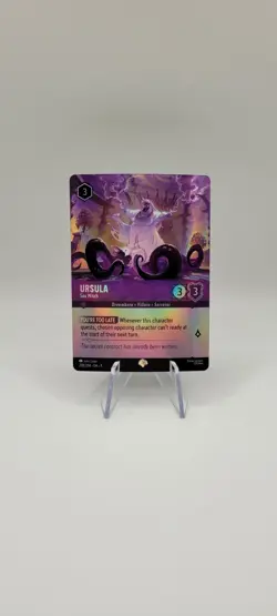 Disney Lorcana TCG: Ursula - Sea Witch - 208/204 EPIC FOIL Card NM - Fabled - Image 1