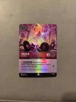 Ursula Sea Witch 208/204 - Epic Holo Foil Fabled Disney Lorcana - Image 1