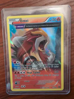 Entei 15/98 Reverse Holo Rare XY Ancient Origins Pokemon TCG - Image 1