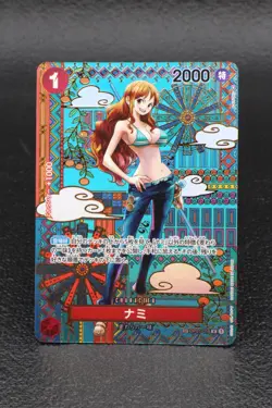 One Piece Card Nami OP01-016 [SP-PAR] Parallel SR Awakening of the New Era OP05 - Image 1
