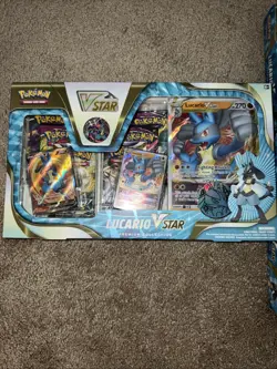 Pokemon TCG Lucario VSTAR Premium Collection LOT OF 3 Factory Sealed SHIPS FAST 820650851247 - Image 2