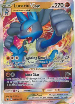 Lucario VSTAR - SWSH214 Sword & Shield Promo Near Mint Pokemon TCG - Image 1