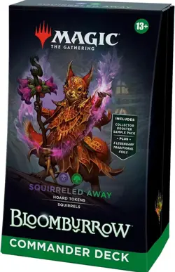 MTG Magic: The Gathering Bloomburrow Commander Deck Precon - Squirreled Away - Image 1