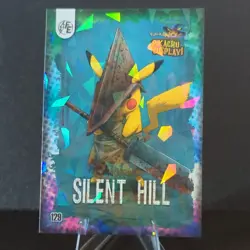2025 Pikachu Cosplay SILENT HILL CRACKED ICE Pokemon Card 129 - Image 5
