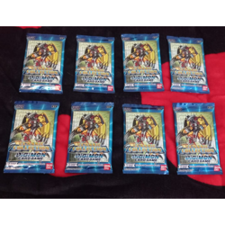 8 Pack Digimon Card Game CCG TCG Classic Collection Booster Pack EX01 2021 New - Image 1