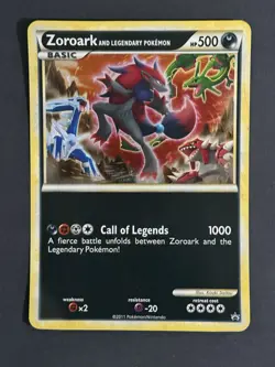 Pokemon TCG - Zoroark and Legendary Pokemon Jumbo Card - Image 1