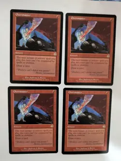 4 Overmaster Torment MTG NM Free shipping with tracking - Image 1