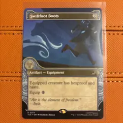 Swiftfoot Boots (0317) - Showcase Avatar Airbender Eternal MTG - Image 1