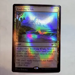 SLD Evolving Wilds (Bob Ross) Secret Lair Drop Foil MTG NM - Image 1