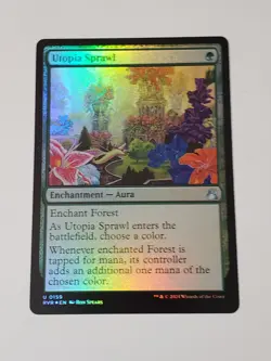 MTG - Utopia Sprawl Ravnica - Remastered Foil Mana Enchantment - Image 1