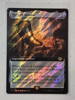 MTG Horn of Gondor (Extended Art) (Surge Foil) R 788 UB: The Lord of the Rings - Image 1