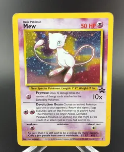Mew 9 Pokemon TCG 2000 WOTC Black Star Promo 9 Holo WOTC English - Image 1
