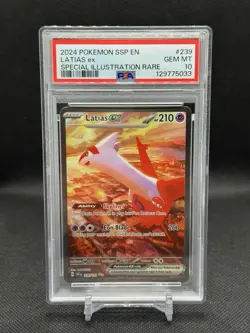 Pokemon TCG Latias ex 239/191 SIR Surging Sparks GEM MINT PSA 10 - Image 1