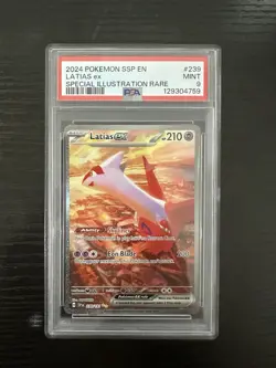 PSA 9 Latias Ex 239/191 - Surging Sparks Special Illustration Rare Pokemon TCG - Image 1