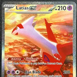 Latias ex 239/191 SIR Pokemon Card English SV08 Surging Sparks SSP TCG CCG - Image 4