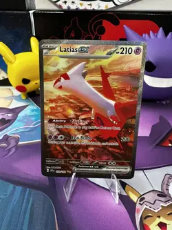 Pokemon TCG 2024 Surging Sparks Latias EX Special SIR Card 239/191 Pack Fresh - Image 1