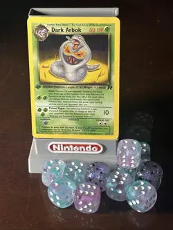 Pokemon TCG Dark Arbok Team Rocket 19/82 NON HOLO 1st Edition - Image 1