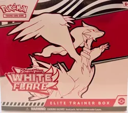 Pokemon TCG: Scarlet & Violet - WHITE FLARE Elite Trainer Box FACTORY SEALED ETB - Image 1