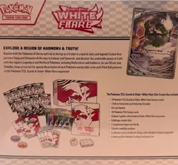 Pokemon TCG: Scarlet & Violet - WHITE FLARE Elite Trainer Box FACTORY SEALED ETB - Image 2