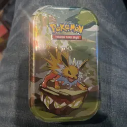 Prismatic Evolutions Mini Tin - Jolteon Art - Sealed Brand New - Pokemon TCG - Image 1
